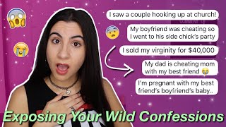 Exposing Your INSANE Secrets + Confessions (the tea is hot!) | Just Sharon