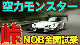 谷口信輝 が 峠 全開インプレッション  空力モンスター S2000 のエアロ有るナシを実走実験 峠 SUPER ATTACK 2023 in 榛名 番外編 【新作】