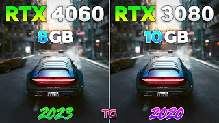 RTX 4060 vs RTX 3080 - Test in 8 Games | DLSS3