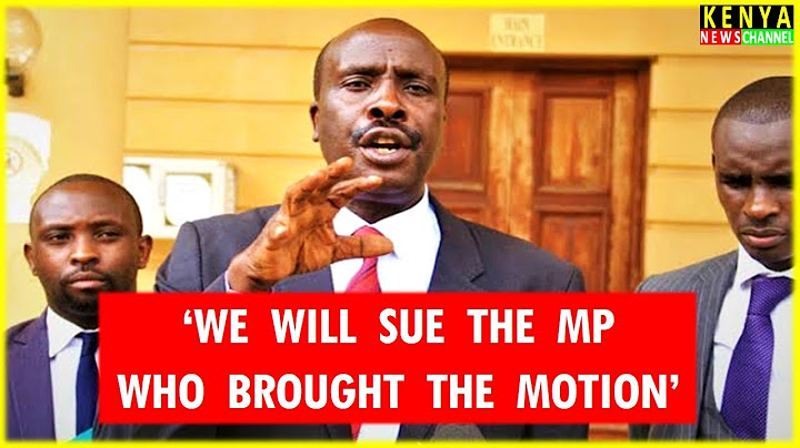 Gachagua family Lawyer Omari SHOCKING revelations about impeachment motion in Parliament