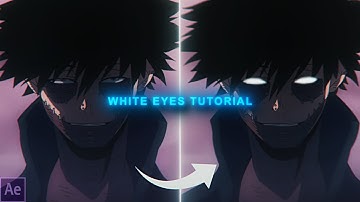 White eyes tutorial   |   After Effects tutorial