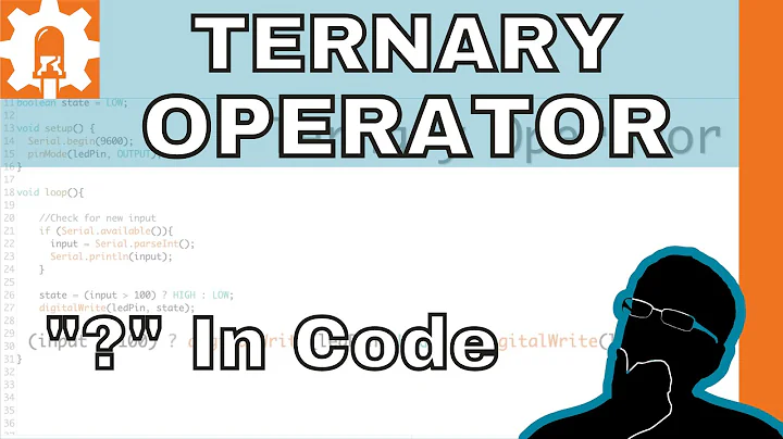 What is the ? code!?  Learn about the ternary operator!