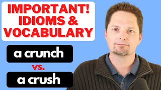 Improve Your Vocabulary Learn American English Crunch Vs Crush Crushing It In A Crunch