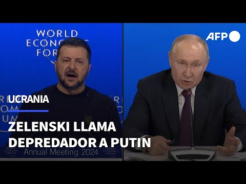 Zelenski llama depredador a Putin, quien advierte de golpe irreparable para Ucrania | AFP