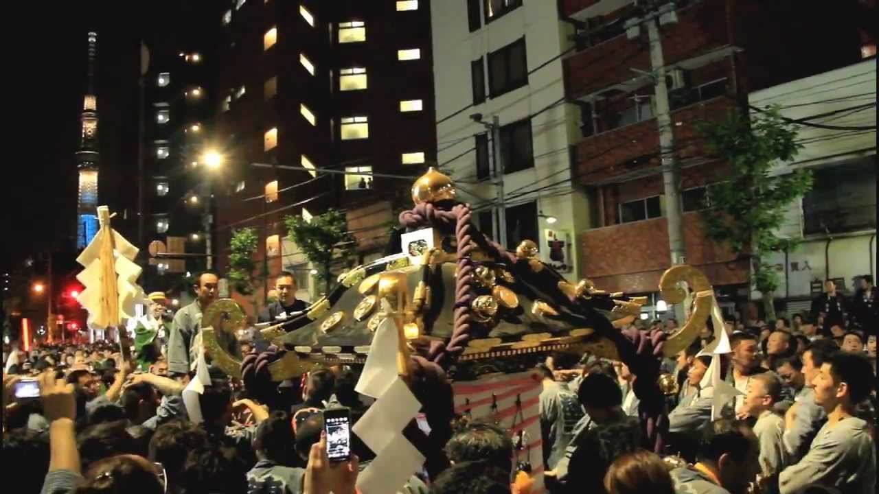 三社祭 神輿庫 2012年 浅草三社祭 本社神輿渡御~宮入り~庫入れ<二之宮編>(HD) - YouTube