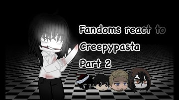 Fandoms React to Creepypasta | ‘Jeff the Killer’ Jeffery Woods | part 2/5 (experiment F6E)
