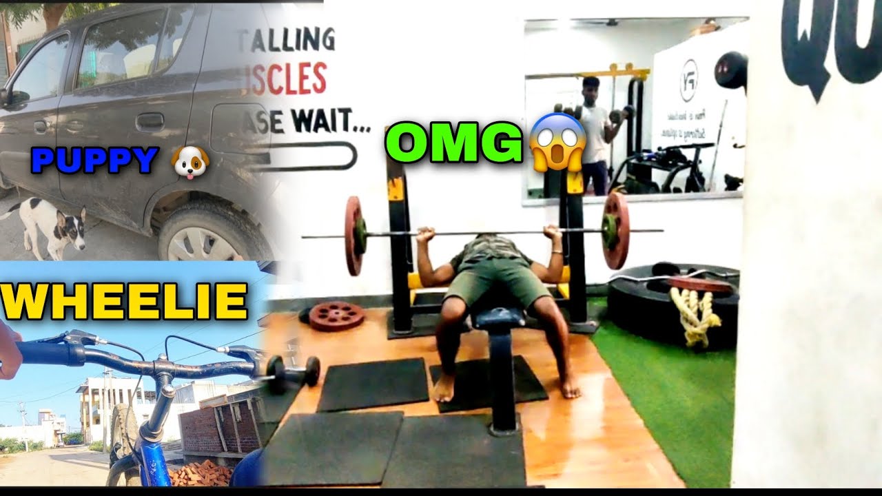 OMG GYM ME KYA KIYA 😱 WHEELIE BHI KIYA 🤟 50 SUBSCRIBERS KARVA DO