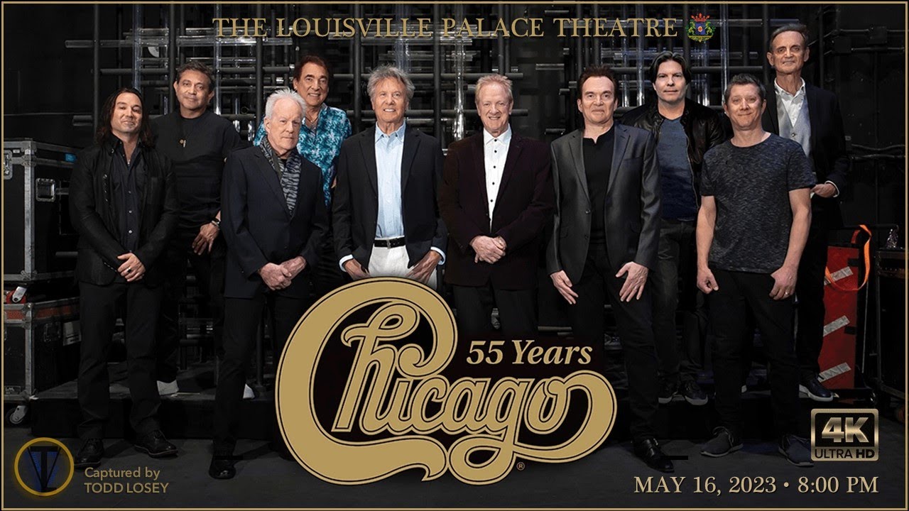 Chicago - "Old Days"{4K} 60fps (Live) Louisville, KY - Palace Theatre