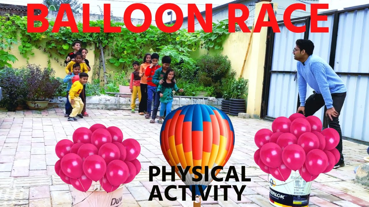 Amazing 🎈 Balloon 🎈 Race || Physical Activity At || Sarvodaya Brothers