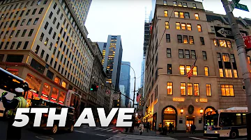 What is Fifth Avenue New York known for?