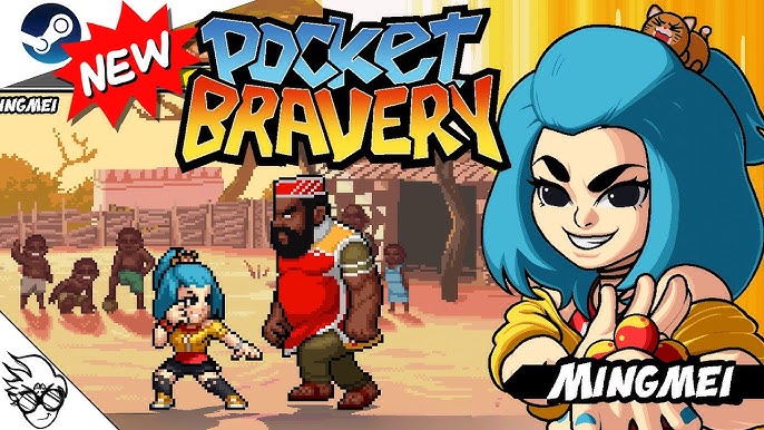 JOGO DE LUTA BRASILEIRO! Pocket Bravery no Steam Deck é imperdível! #p