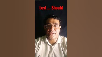 English Structure in Urdu & Hindi | Use of Lest ... Should | English Grammar