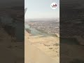 يشقها وادي الساقية الحمراء مشهد جوي لمدينة العيون 