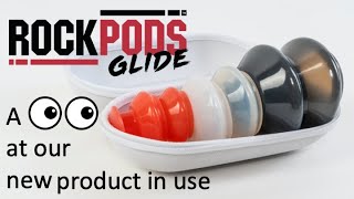 RockPod Glides in use - Demonstration of the sliding silicone cups from RockTape.