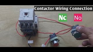 Contactor Connection with NO and NC Switches in contactor holding wiring Hindi Urdu by Aj Engineering 3,594 views 2 years ago 8 minutes, 9 seconds