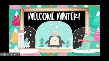 Winter Virtual Classroom - Google Slides