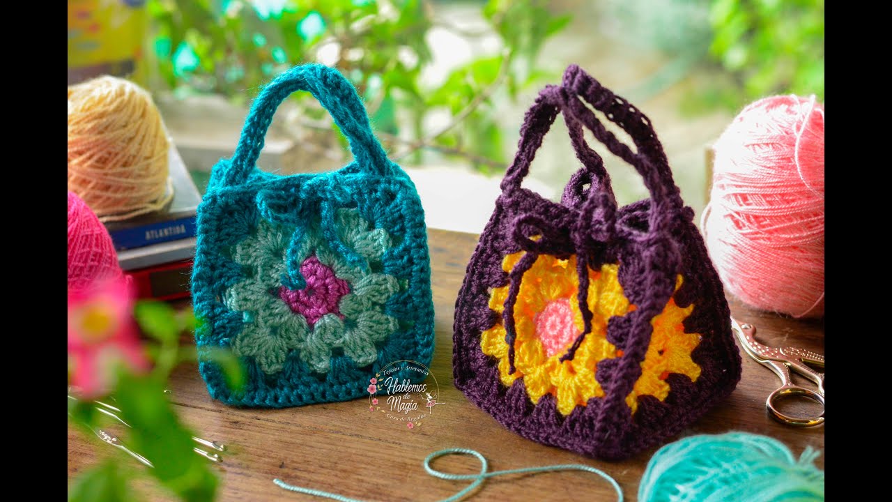 ( Бабушкин мешок ) Техника вязания крючком.