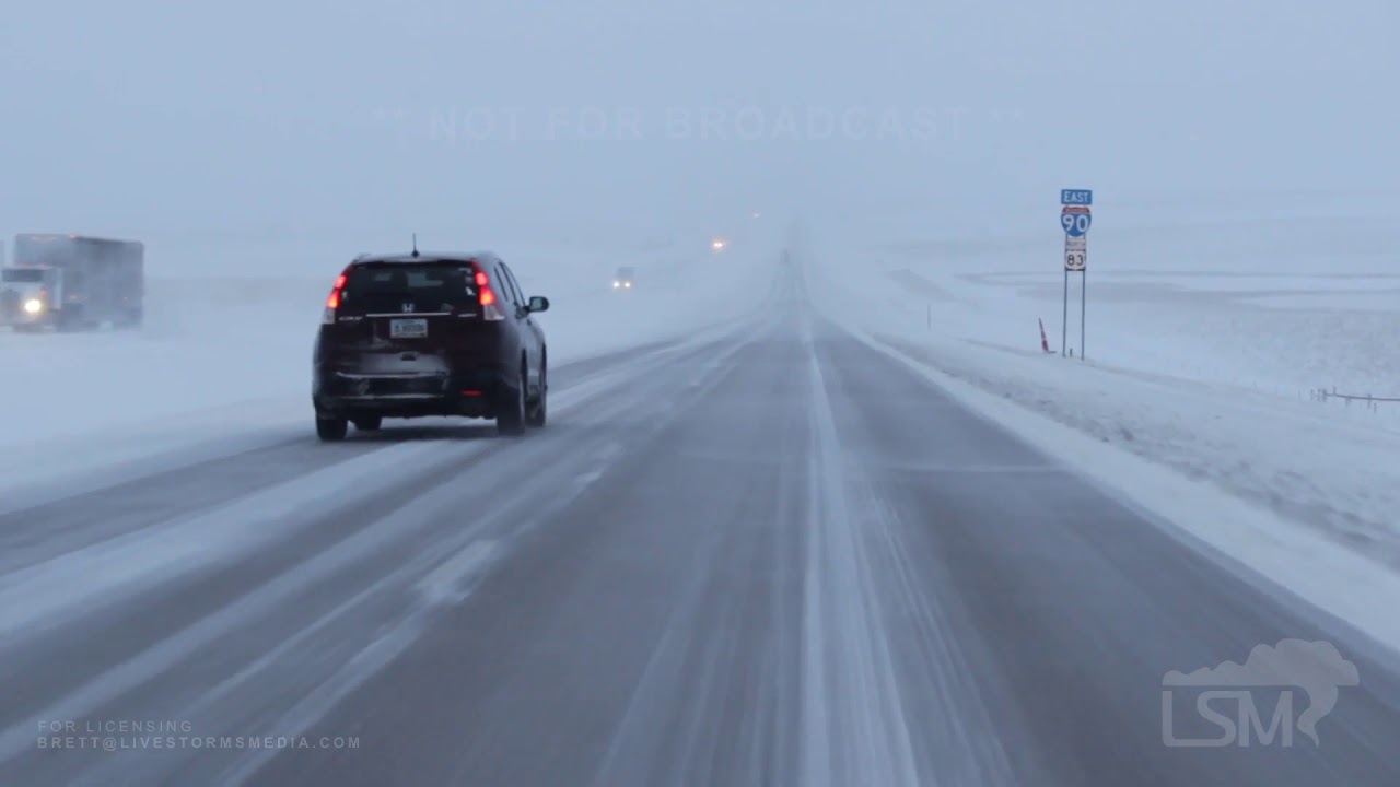 12282019 Murdo, SD Interstate 90 Closing, Vehicles Stuck, Blowing