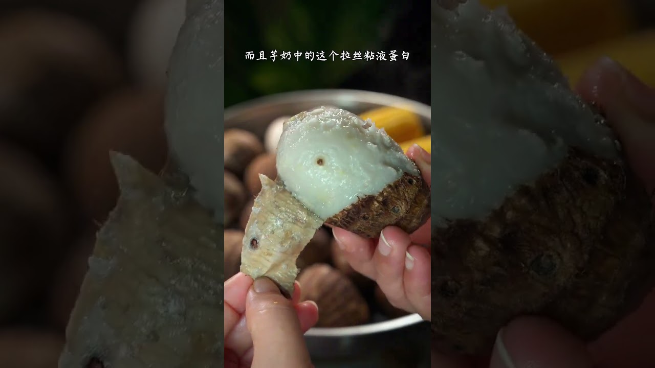 Women must eat more taro cooked and brushed mucus protein, which is very nutritious and has a ve