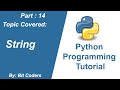 #14 Python Tutorial for Beginners | String Data Type Explained | Bit Coders | In Hindi
