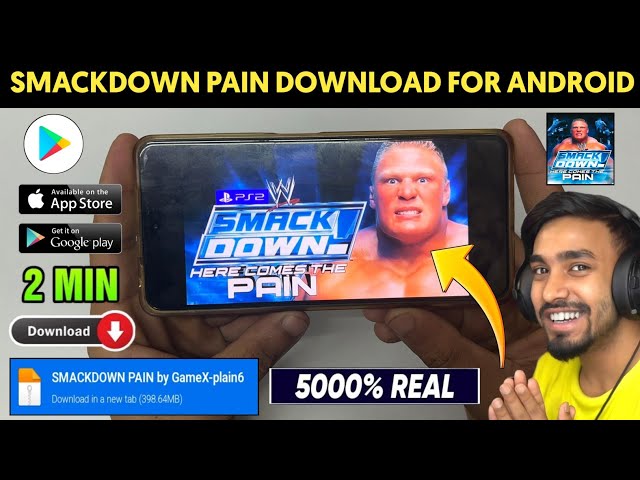 📥 WWE SMACKDOWN PAIN ANDROID DOWNLOAD | HOW TO DOWNLOAD WWE SMACKDOWN HERE COMES THE PAIN IN ANDROID class=