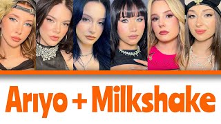 Manifest - Arıyo + Milkshake (Mashup) (Renk Kodlu Şarkı Sözü)