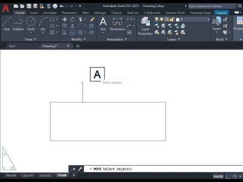 Adding datum feature symbol in AutoCAD 2021