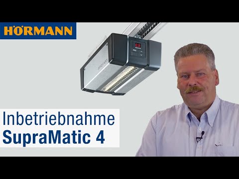 Garagentor-Antrieb SupraMatic 4: Inbetriebnahme - So einfach geht's | Hörmann