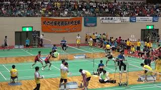 2015年IH バドミントン 男子 学校対抗 準々決勝 柳井商工（山口）vs 埼玉栄（埼玉）②