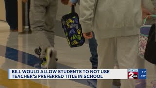 TN bill would make it optional for students to use teachers’ preferred honorifics