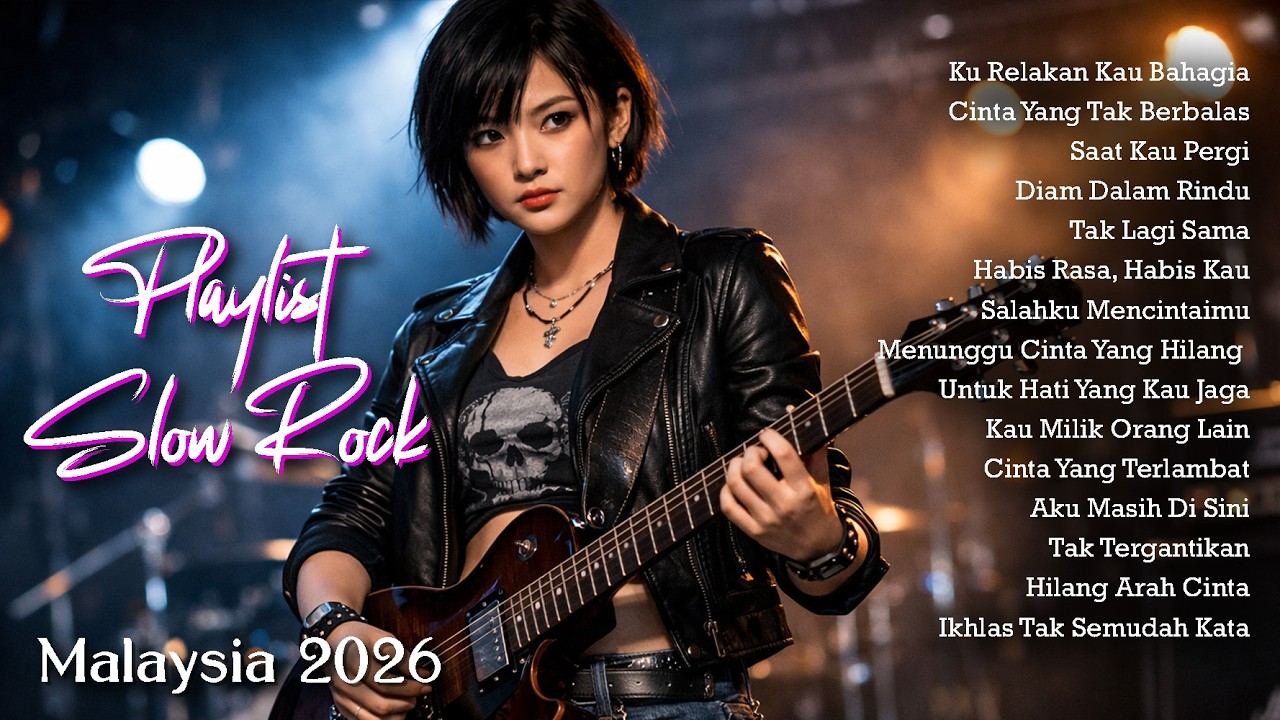 Lagu Santai Untuk Kerja 2026 | Full Album Slow Rock & Mellow Malaysia Terbaru | Lirik Video