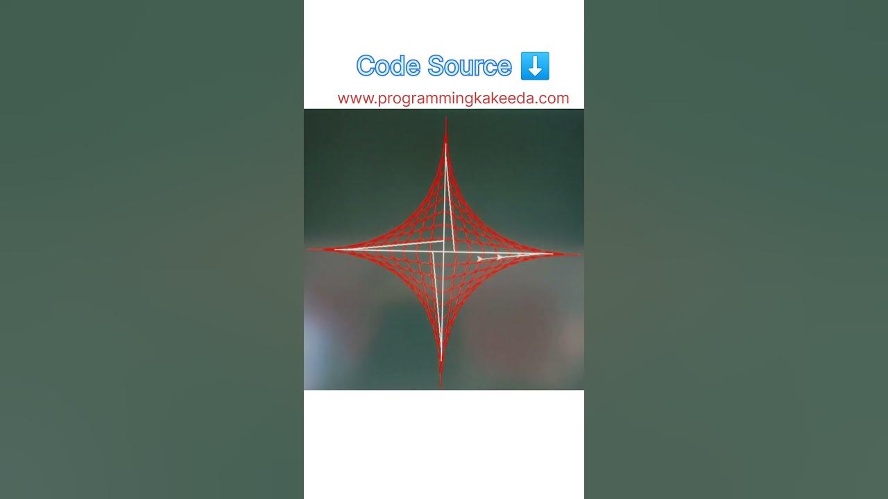 Geometric Pattern in Python Turtle Graphics #shorts #python - YouTube