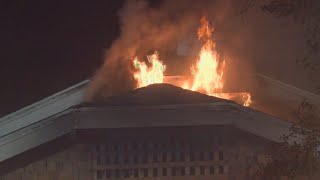 Home destroyed by fire in Southeast Fresno