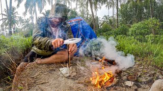 SOLO CAMPING  Abandoned Tropical Island