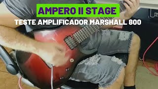 AMPERO II STAGE | Marshall 800 | Scorpions - Wind of Change Solo