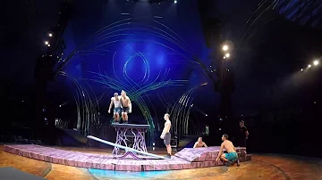 Quinten Mangelschots Teeterboard in Cirque du Soleil - Amaluna