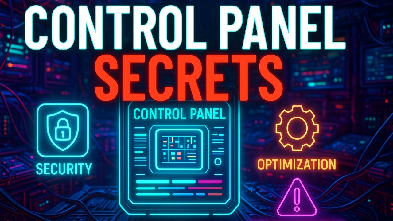 Master the Windows Control Panel: Troubleshoot, Secure, and Optimize ...