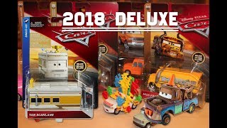 2018 Disney Cars Deluxe Overview - Van Scanlane, Frank, Murphy, Miss Fritter, Mater Cone Teeth