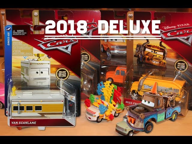 2018 Disney Cars Deluxe Overview - Van Scanlane, Frank, Murphy