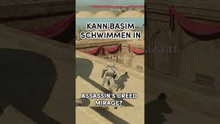 Assassin&#39;s Creed Mirage - Kann Basim schwimmen? #shorts  #assassincreed #gaming #gameplay
