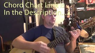 Don't Let Me Cross Over (Jim Reeves) Guitar Chord Chart - Capo 1st