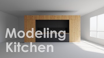 3ds Max Modeling Kitchen Tutorial part 02