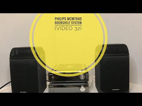 Philips Mcm704d Bookshelf System Video 32 Youtube