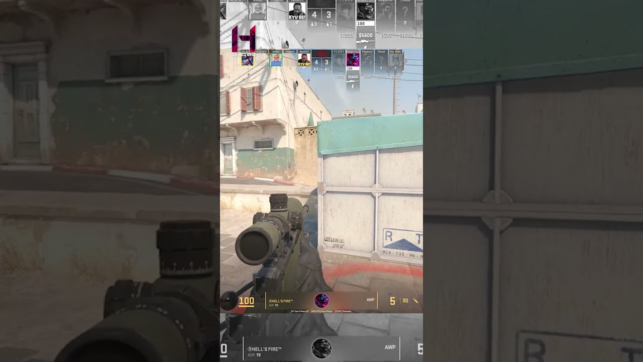 INSANE CS2 AWP TEAM WIPE We Used 5 AWPs Highlight Counterstrike2 Gaming Csgo Cs2dust2
