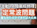 【物理基礎】波動14＜定常波の作図問題演習・結局重ね合わせの原理と同じこと＞【高校物理】