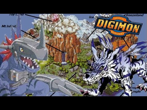 Garurumon vs MetalGreymon - Digimon Word