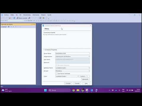 Configuración de  conexión de SERVER NAME , en SQL SERVER 2022