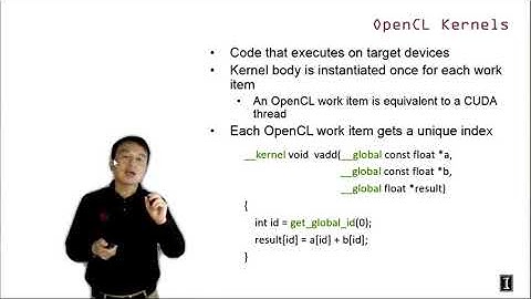 Heterogeneous Parallel Programming 7.1  - Related Programming Models   OpenCL Data Parallelism Mode