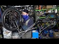 How to make super light e-bike with amazing skills. Korean bicycle factory manufacturing process