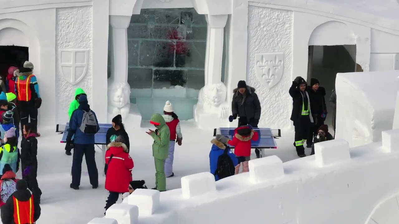 Table Tennis at the Snowking’s Festival